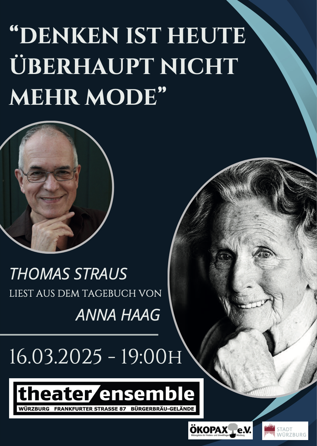 Lesung aus den Tagebüchern der Anna Haag