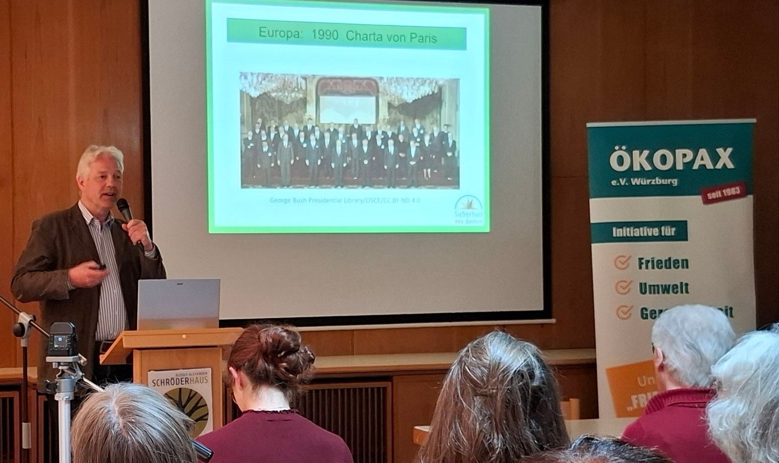 Nachbericht zum Vortrag von Ralf Becker - Erinnerung und Friedensperspektive