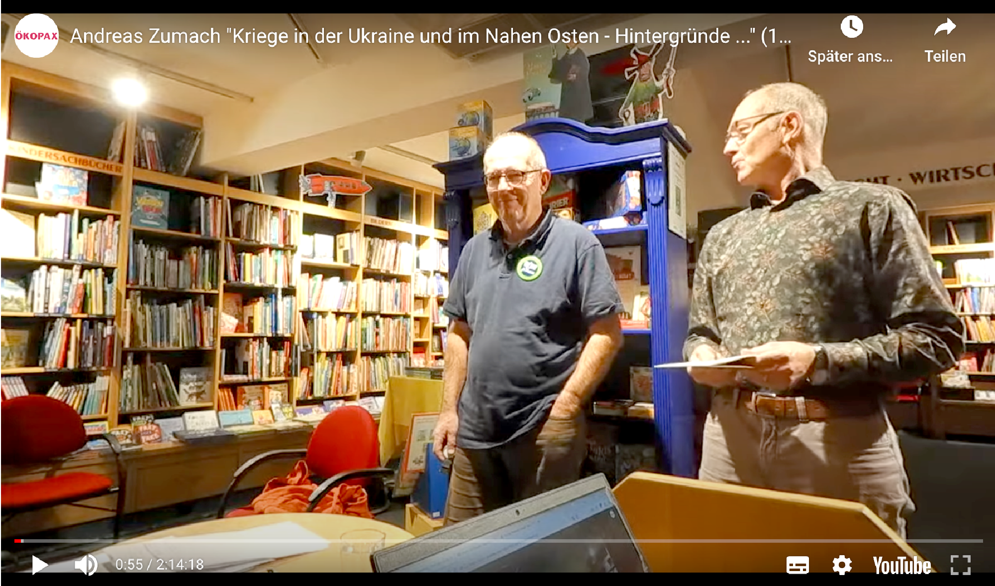 Zumach-Vortrag: Nachbesprechung und Link